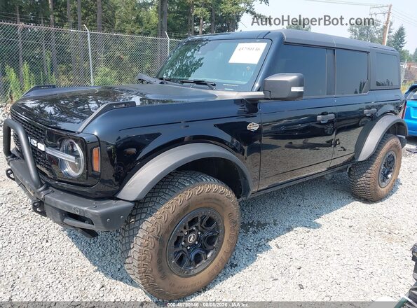 1FMEE5DP8PLB61969 2023 FORD BRONCO Черный Передняя левая четверть