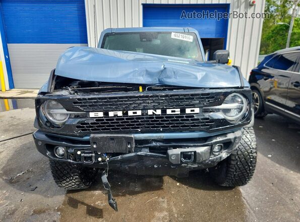 1FMEE5DP8PLB96379 2023 FORD BRONCO Blue Front view