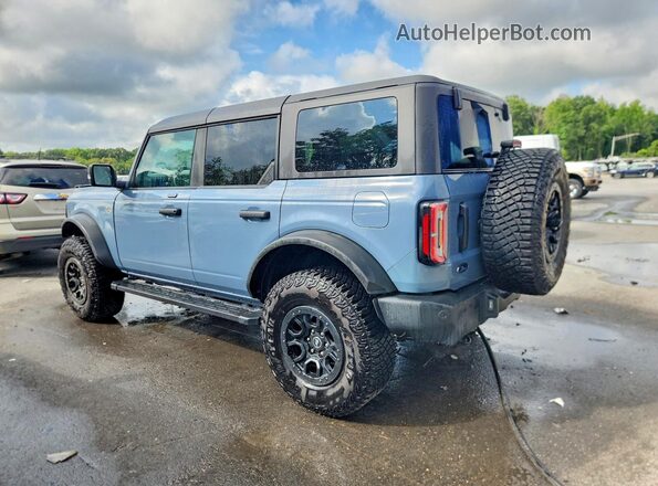 1FMEE5DP8PLB96379 2023 FORD BRONCO Blue Rear left