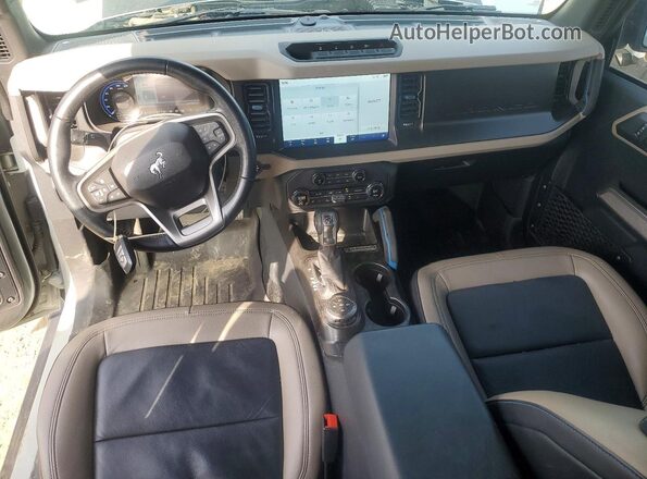 1FMEE5DP9PLA84030 2023 FORD BRONCO Gray Widok deski rozdzielczej