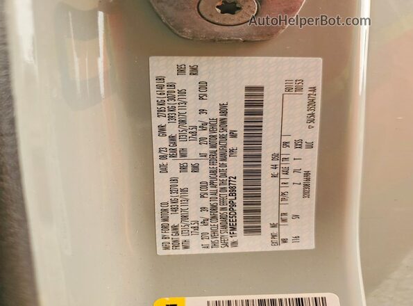 1FMEE5DP9PLB98772 2023 FORD BRONCO Серый Панорамный вид салона 360°