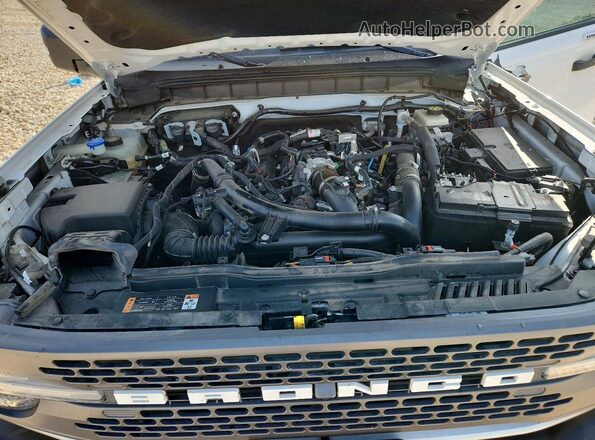 1FMEE5DP9PLC13318 2023 FORD BRONCO White Вид підкапотного простору