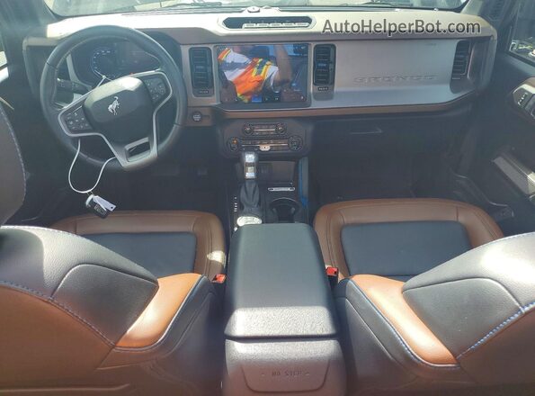 1FMEE5DPXPLB03801 2023 FORD BRONCO Black Dashboard view
