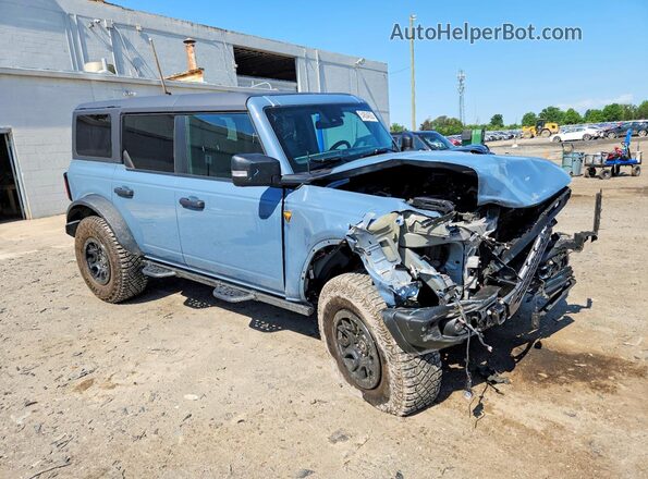 1FMEE5DPXPLB11137 2023 FORD BRONCO Blue Front right