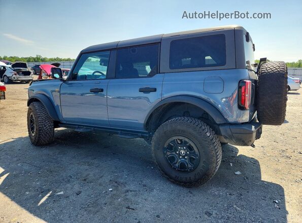 1FMEE5DPXPLB11137 2023 FORD BRONCO Blue Rear left