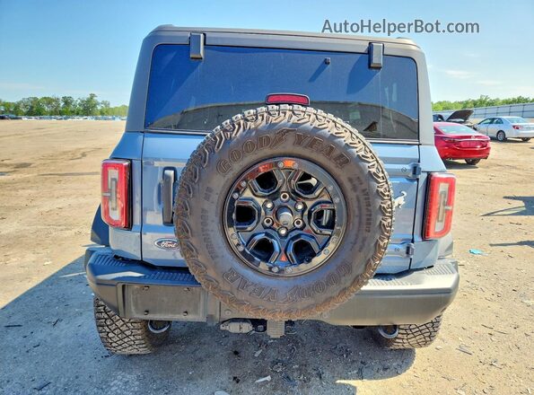 1FMEE5DPXPLB11137 2023 FORD BRONCO Blue Rear view