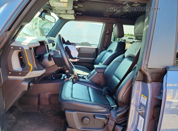 1FMEE5DPXPLB11137 2023 FORD BRONCO Blue Front interior view