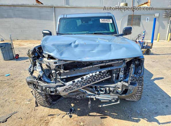 1FMEE5DPXPLB11137 2023 FORD BRONCO Blue Front view