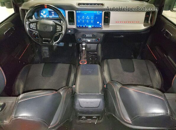 1FMEE5JR5NLA50279 2022 FORD BRONCO Gray Dashboard view