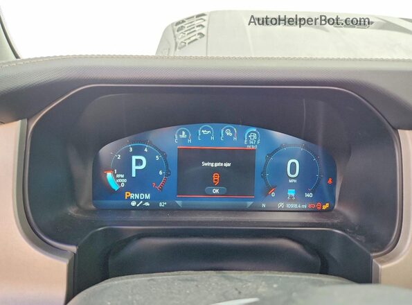 1FMEE5JR9NLA50902 2022 FORD BRONCO Teal Instrument cluster view