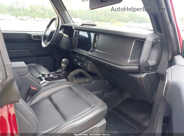 1FMEE7BH8SLA44456 2025 FORD BRONCO Red Front interior view
