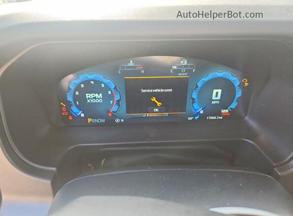 1FMEE7BHXSLA46791 2025 FORD BRONCO Gray Instrument cluster view