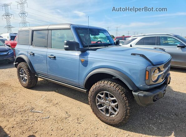 1FMEE9BH3SLB55119 2025 FORD BRONCO Синий Передняя правая четверть