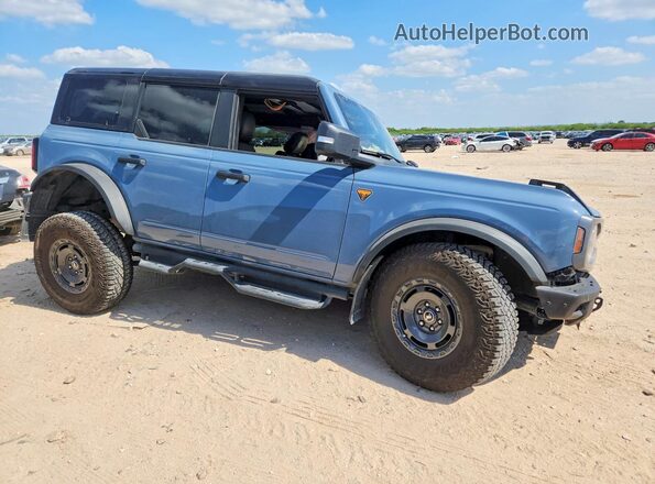 1FMEE9BP3RLB37057 2024 FORD BRONCO Бирюзовый Передняя правая четверть