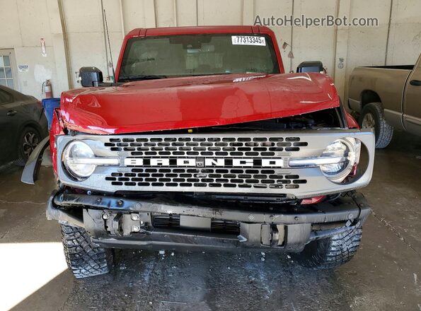 1FMEE9BP3SLA97665 2025 FORD BRONCO Maroon Widok z przodu