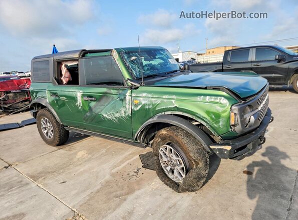 1FMEE9BP9RLB23003 2024 FORD BRONCO Green Przód prawy