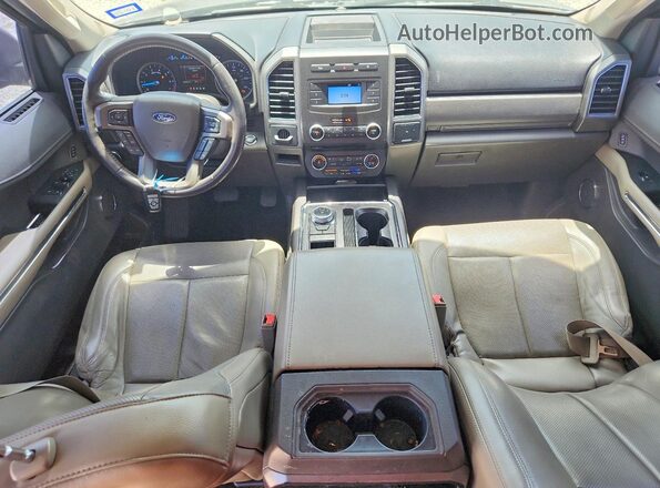 1FMJK1HT0JEA37780 2018 FORD EXPEDITION Коричневый Вид панели приборов