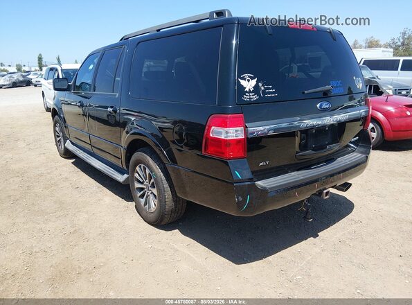1FMJK1HT2HEA16729 2017 FORD EXPEDITION EL Black Rear left