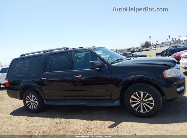 1FMJK1HT2HEA16729 2017 FORD EXPEDITION EL Black Rear interior view