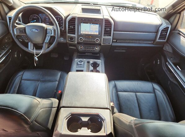 1FMJK1HT7KEA10299 2019 FORD EXPEDITION Желто-коричневый Вид панели приборов