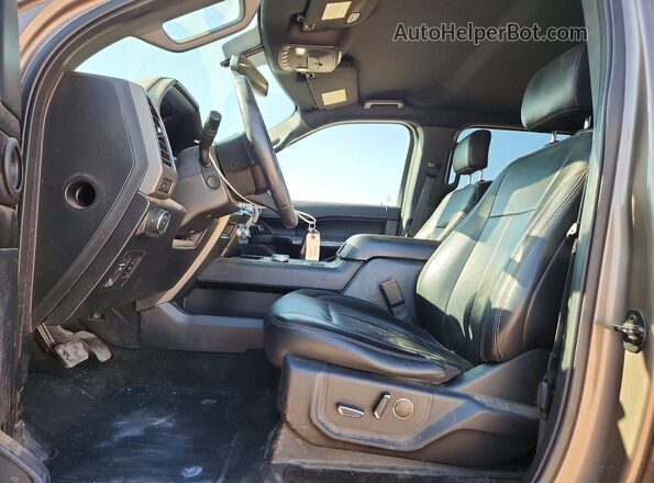 1FMJK1HT7KEA10299 2019 FORD EXPEDITION Желто-коричневый Вид салона спереди