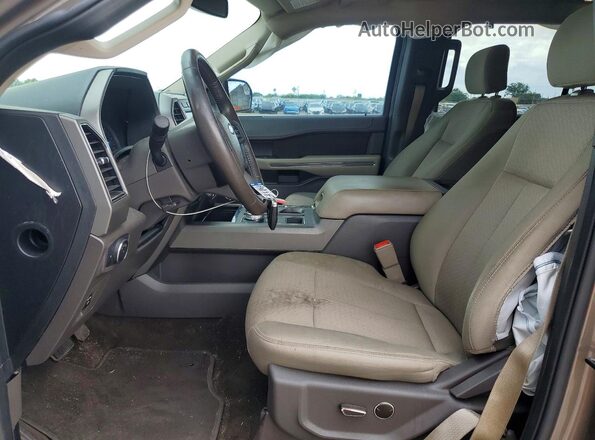 1FMJK1HT7KEA82801 2019 FORD EXPEDITION Tan Widok wnętrza z przodu