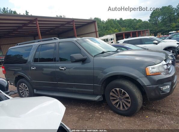 1FMJK1HT8HEA35544 2017 FORD EXPEDITION EL Gray Вид задньої частини салону