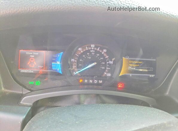 1FMJK1HT9GEF06874 2016 FORD EXPEDITION Charcoal Вид щитка приладів