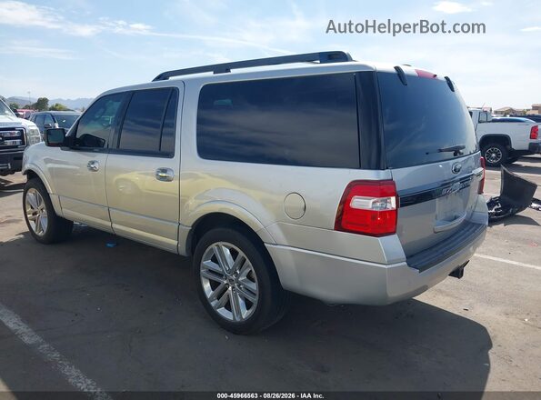 1FMJK1HT9GEF38031 2016 FORD EXPEDITION EL Silver უკანა მარცხენა