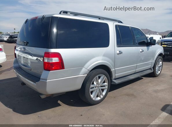 1FMJK1HT9GEF38031 2016 FORD EXPEDITION EL Silver უკანა მარჯვენა