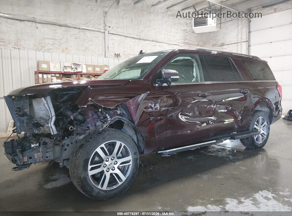 1FMJK1J84PEA48022 2023 FORD EXPEDITION Maroon Vista frontal