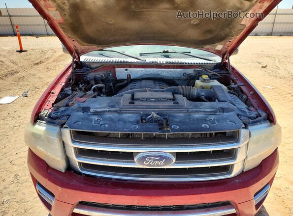 1FMJK1JT4HEA44686 2017 FORD EXPEDITION Red Вид підкапотного простору