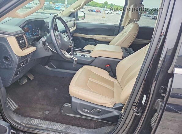 1FMJK1KT2NEA57513 2022 FORD EXPEDITION Black Widok wnętrza z przodu