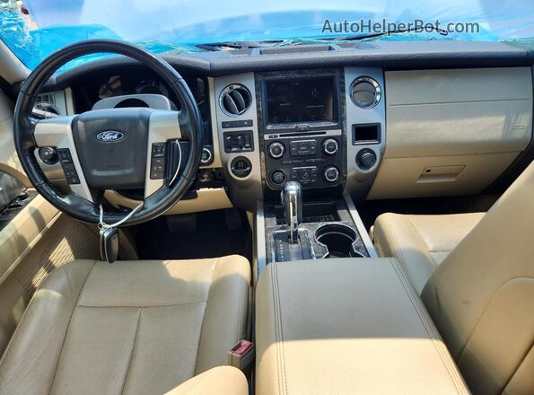 1FMJK1KT6GEF37802 2016 FORD EXPEDITION White Widok deski rozdzielczej
