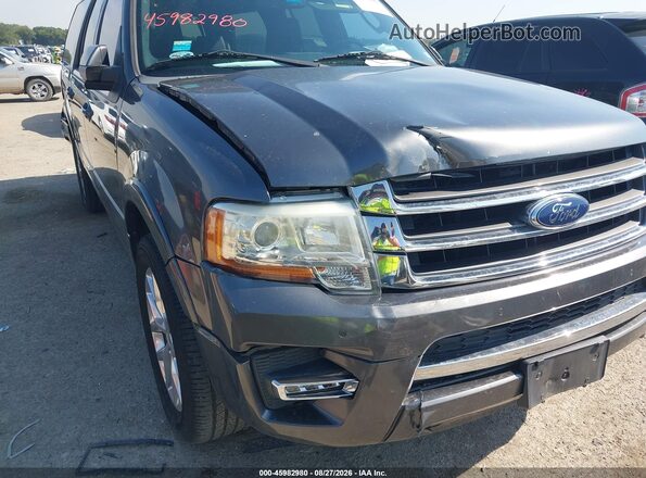 1FMJK1KT7GEF26257 2016 FORD EXPEDITION EL Gray Vista frontal