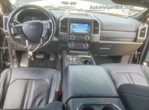 1FMJK1KT7JEA04641 2018 FORD EXPEDITION Черный Вид панели приборов