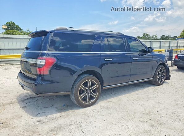 1FMJK1KT7MEA61197 2021 FORD EXPEDITION Blue Trasero derecho