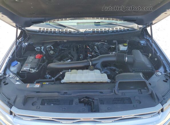 1FMJK1M80PEA17779 2023 FORD EXPEDITION Blue ძრავის განყოფილების ხედი