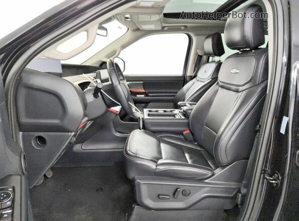 1FMJK1M84SEA23514 2025 FORD EXPEDITION Black წინა სალონის ხედი