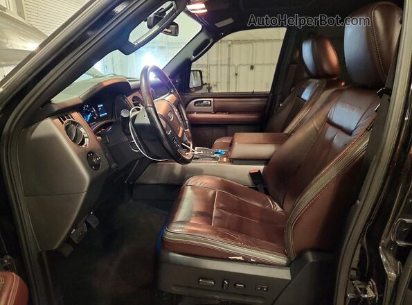 1FMJK1MT2GEF26406 2016 FORD EXPEDITION Black Vista interior delantera