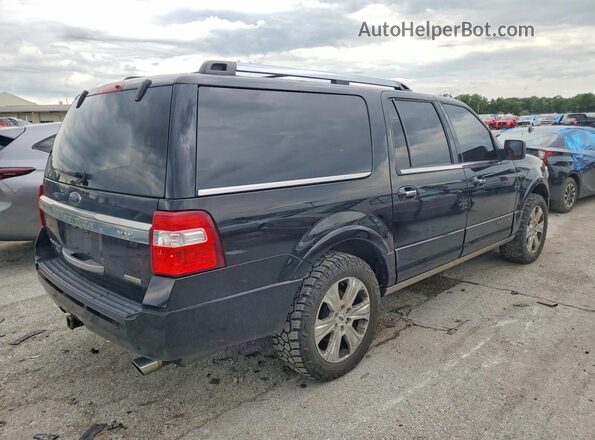 1FMJK1MT7HEA64118 2017 FORD EXPEDITION Черный Задняя правая четверть