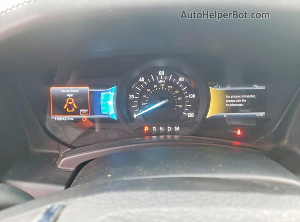 1FMJK1MT7HEA64118 2017 FORD EXPEDITION Черный Вид щитка приборов