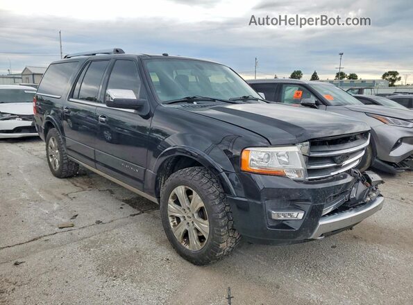 1FMJK1MT7HEA64118 2017 FORD EXPEDITION Черный Передняя правая четверть