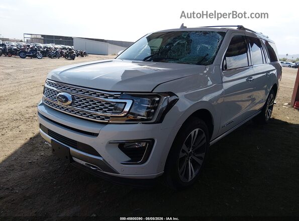 1FMJK1MT7LEA56416 2020 FORD EXPEDITION White Vista tres cuartos delantera izquierda