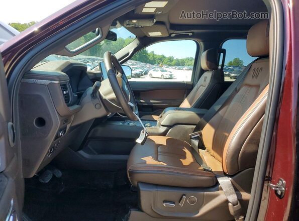 1FMJK1P84REA86540 2024 FORD EXPEDITION Бордовый Вид салона спереди