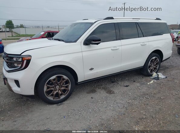 1FMJK1P84SEA28403 2025 FORD EXPEDITION White Vista tres cuartos delantera izquierda