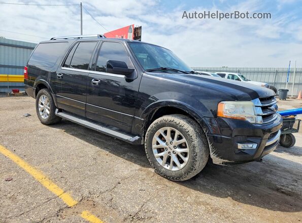 1FMJK2AT0GEF49337 2016 FORD EXPEDITION Black Przód prawy