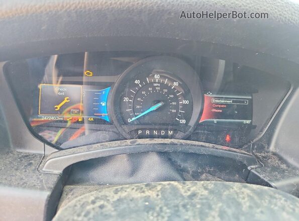 1FMJK2AT0GEF49337 2016 FORD EXPEDITION Black Widok zestawu wskaźników