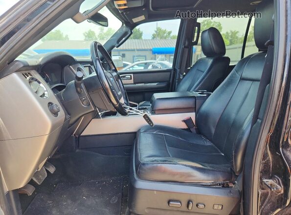 1FMJK2AT0GEF49337 2016 FORD EXPEDITION Black Widok wnętrza z przodu