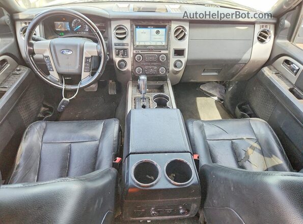 1FMJK2AT0GEF49337 2016 FORD EXPEDITION Black Widok deski rozdzielczej